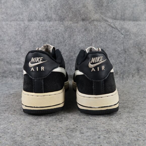 Nike Shoes Youth 5.5 Sneakers Air Force 1 Lifestyle Active Casual Leather Black - Picture 5 of 14